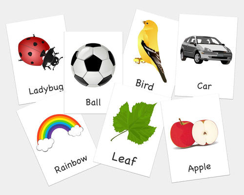 montessori flashcards for babies