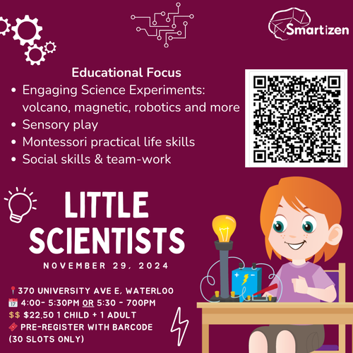 Little scientist kids event kw